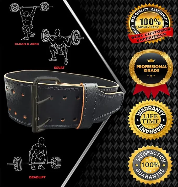 Leather Weightlifting Belt