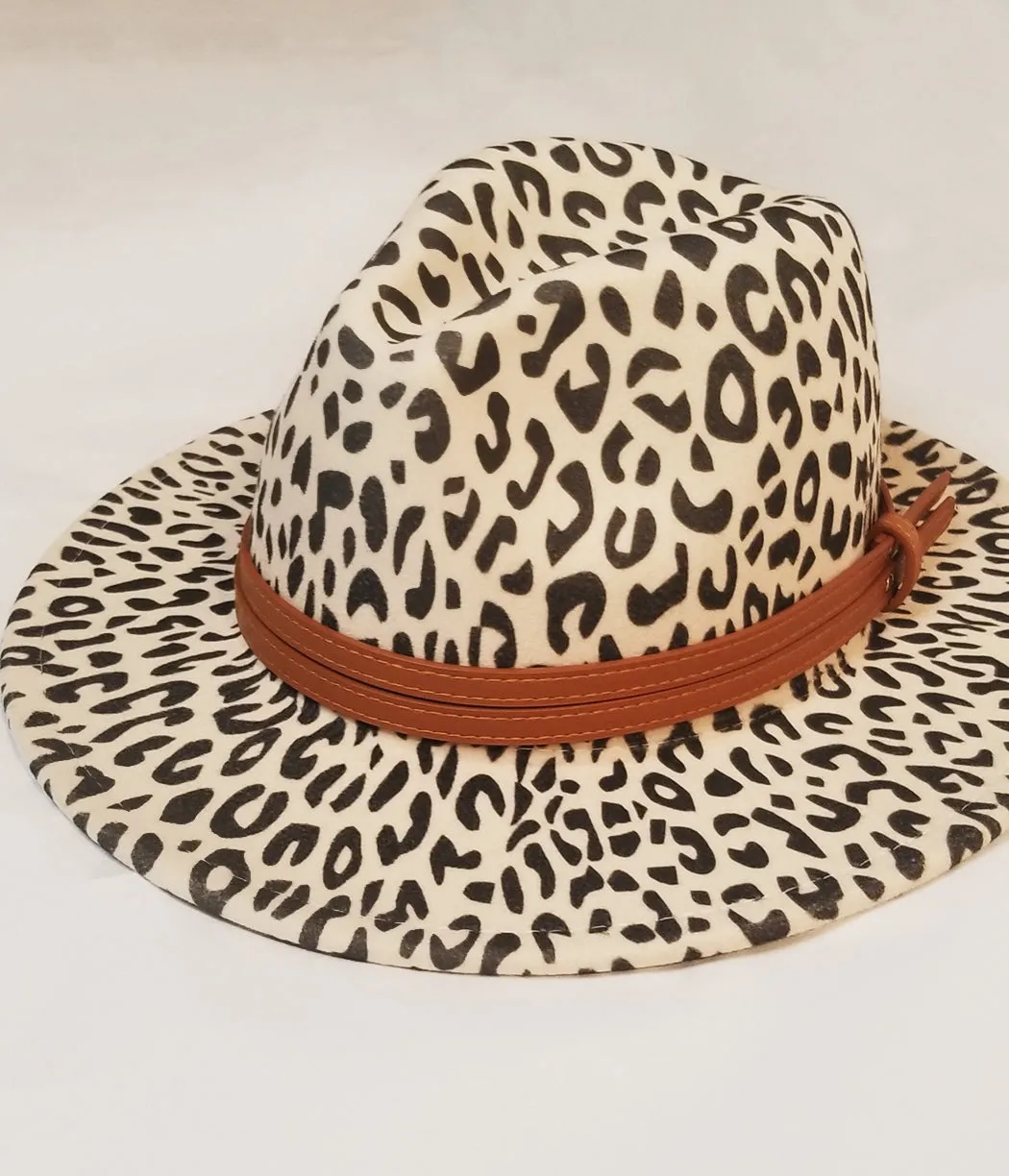 Leopard Fashion Panama Hats