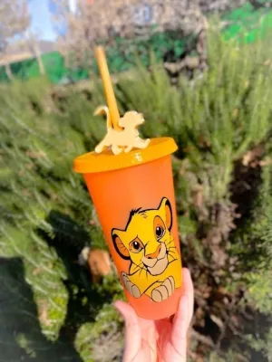 Lion Cub Straw Topper