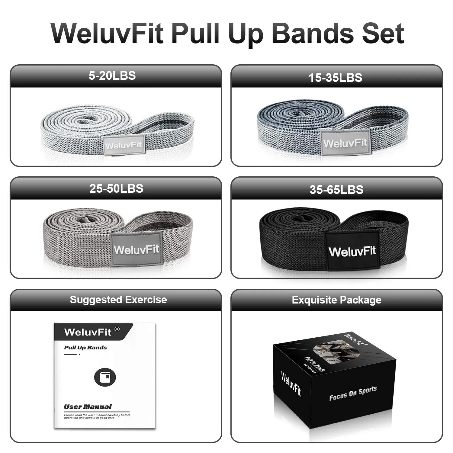 Long Workout  Resistance Bandsfor Women and Men