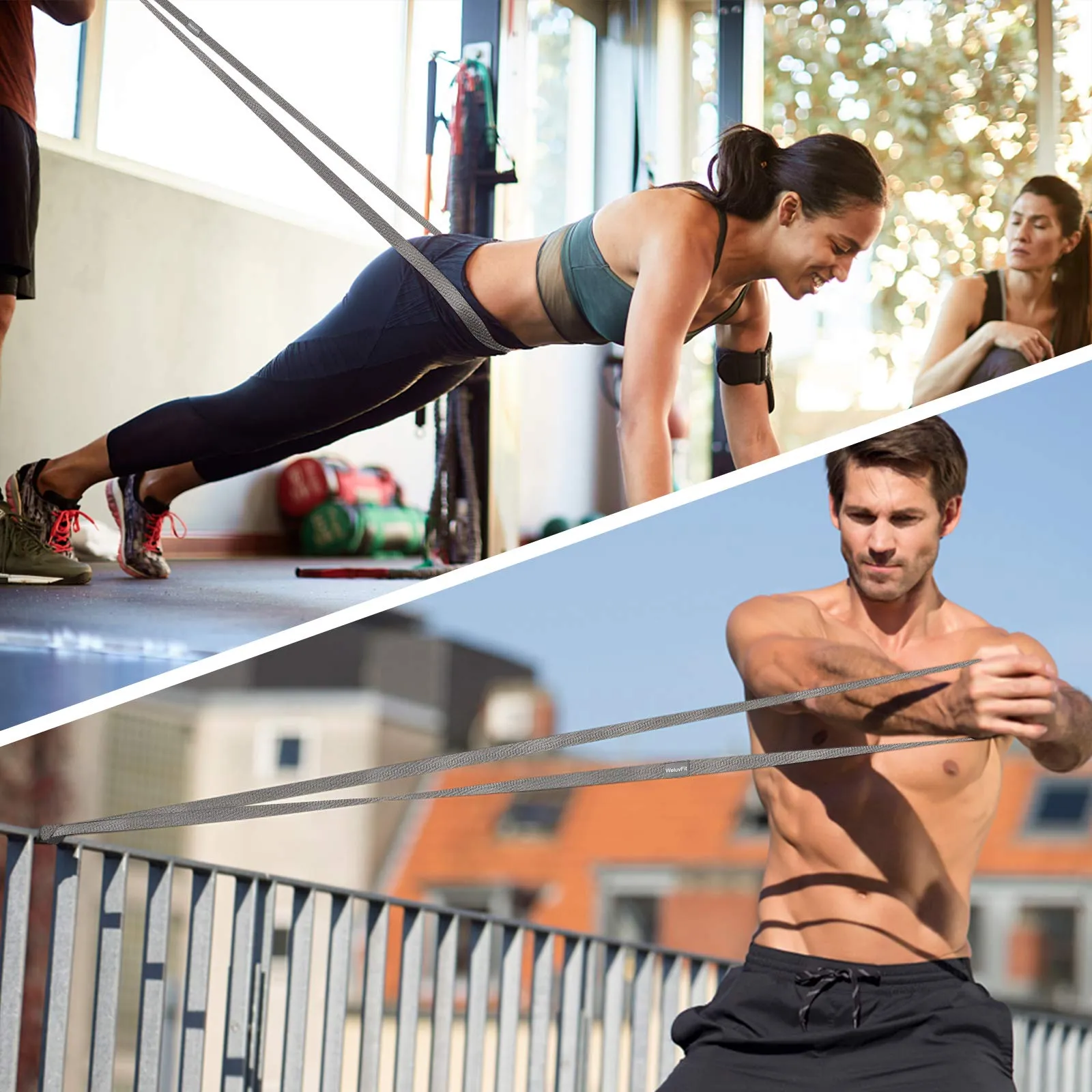 Long Workout  Resistance Bandsfor Women and Men