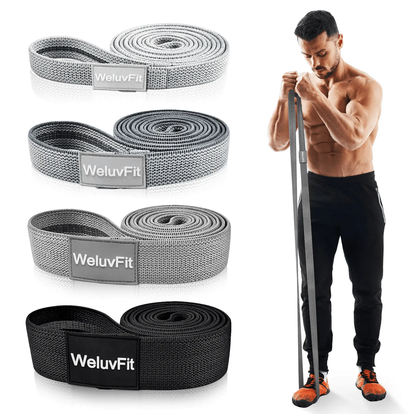 Long Workout  Resistance Bandsfor Women and Men