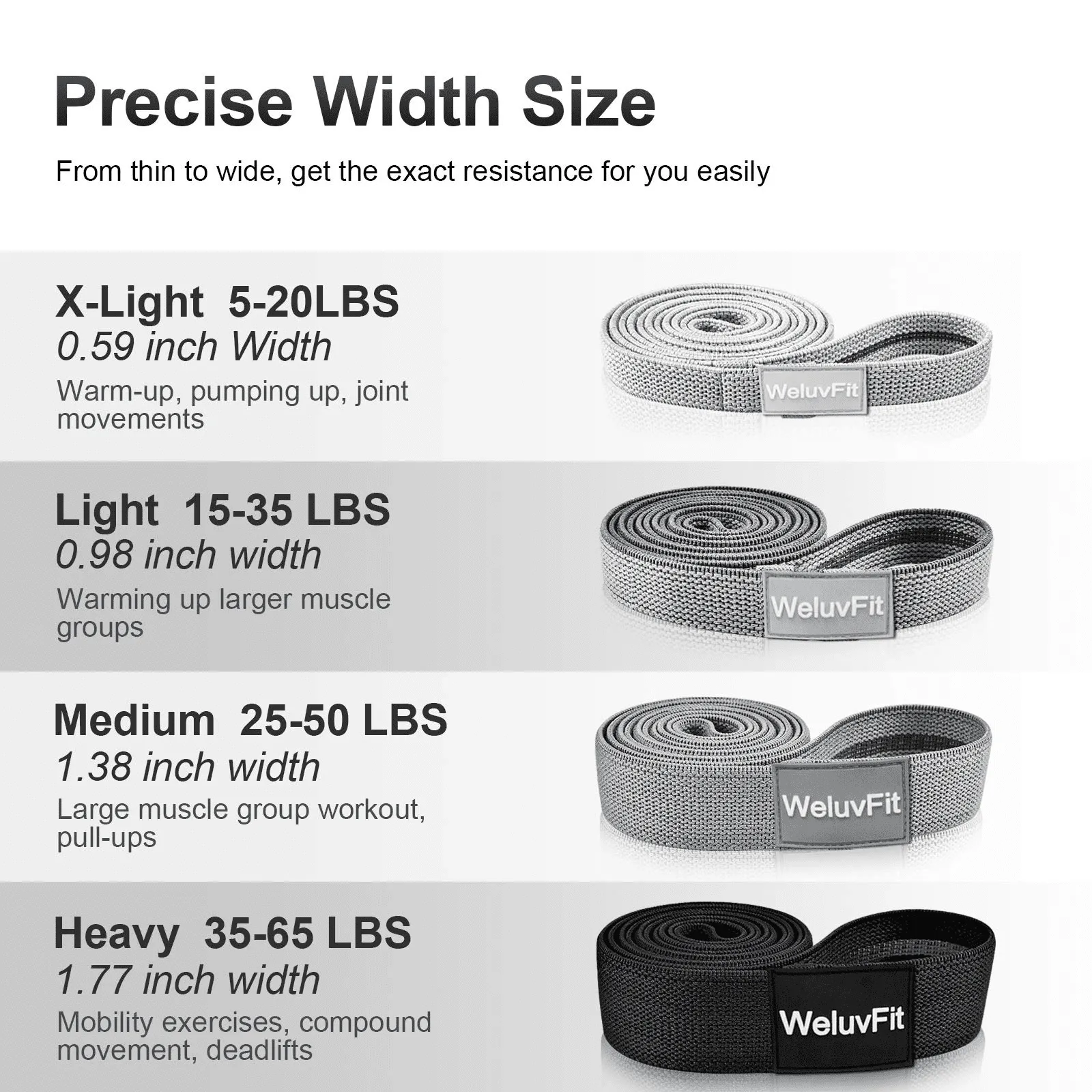 Long Workout  Resistance Bandsfor Women and Men