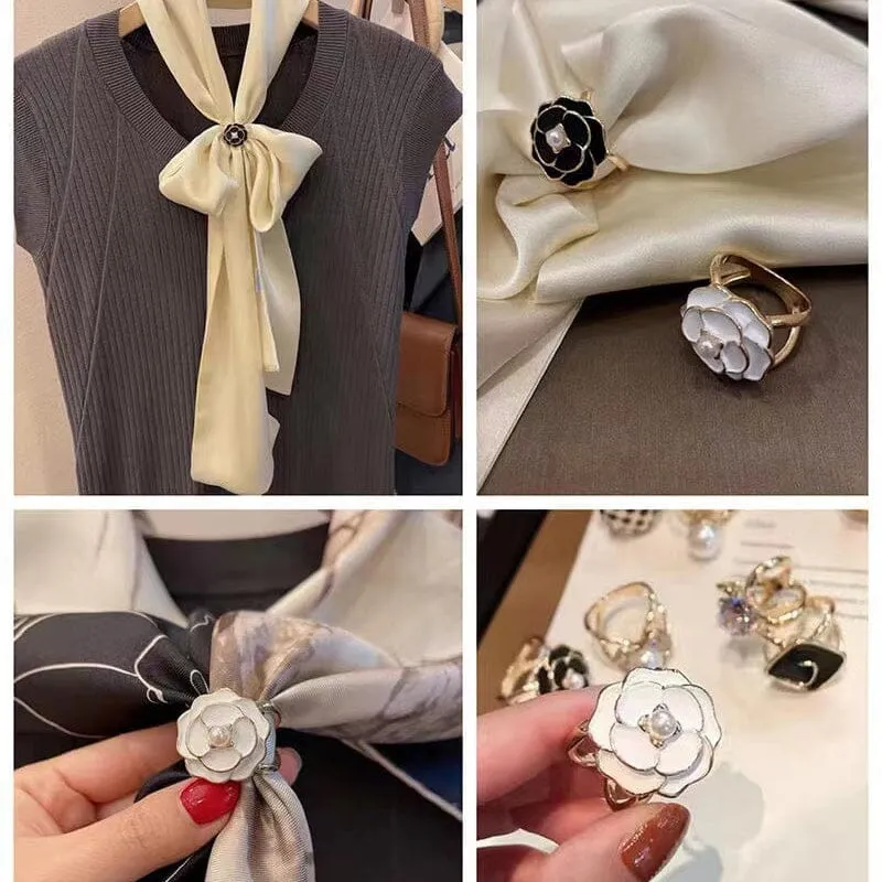 lusailstore - Camellia Scarf Buckle