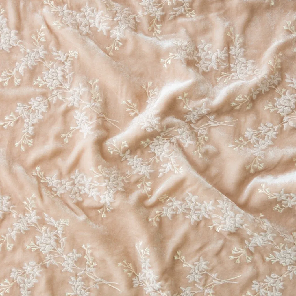 Lynette Bed End Blanket - Pearl