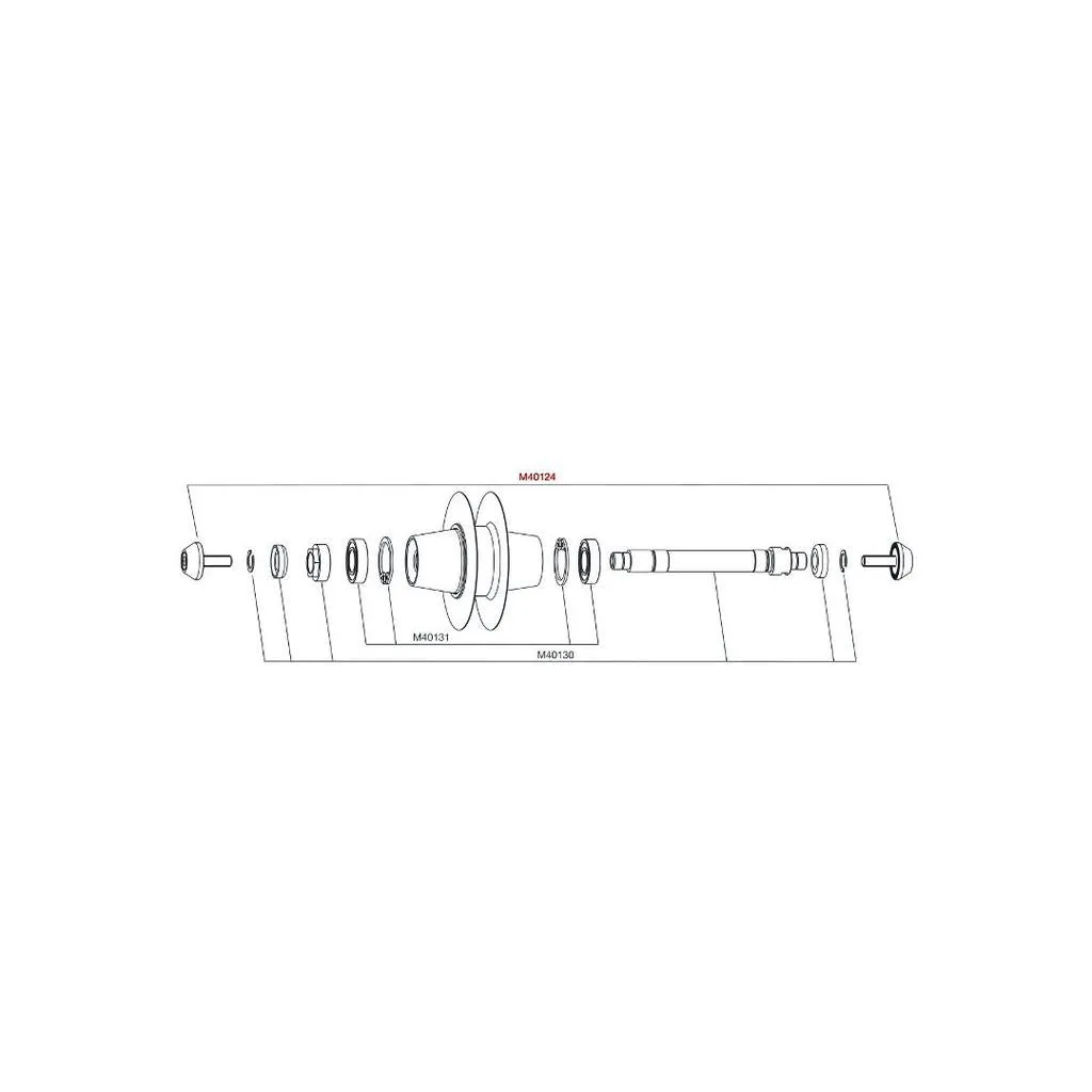 Mavic M40124 Screw In Axle Caps   Bolts