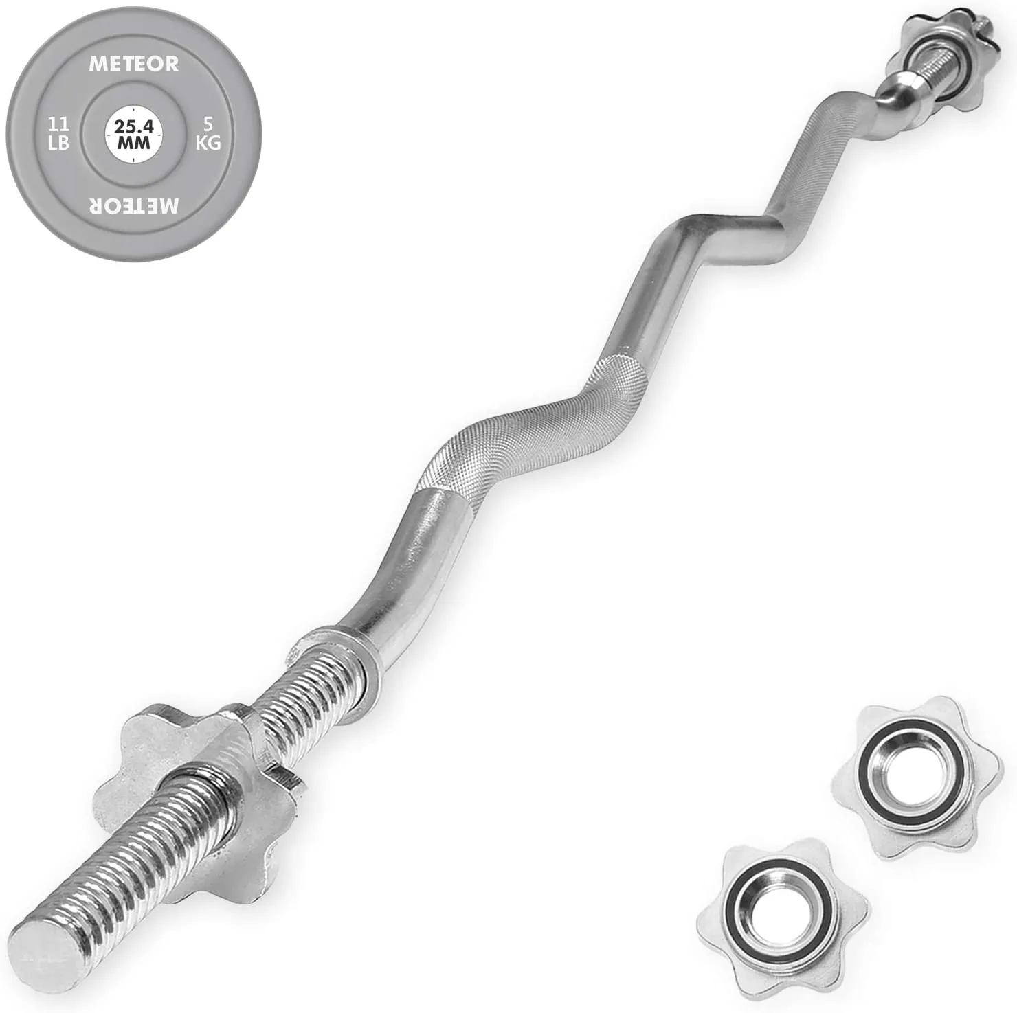 Meteor 25.4mm Standard Weightlifting Barbell, Dumbbell Bar