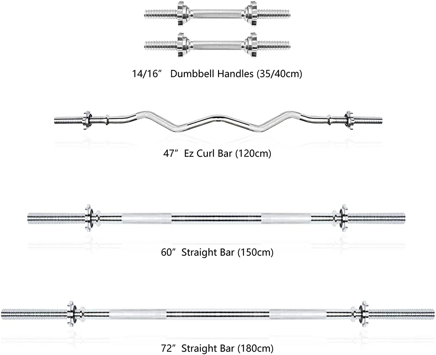 Meteor 25.4mm Standard Weightlifting Barbell, Dumbbell Bar