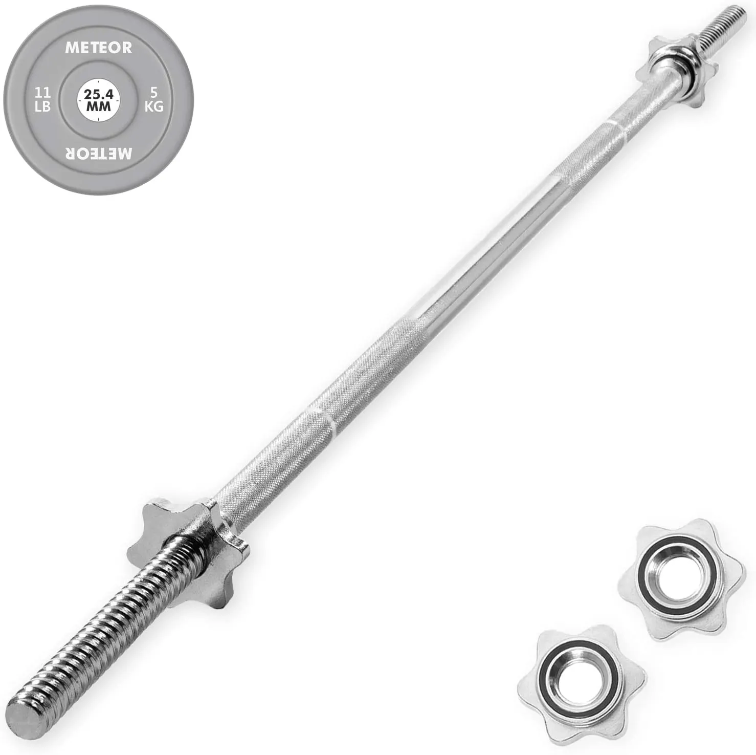 Meteor 25.4mm Standard Weightlifting Barbell, Dumbbell Bar