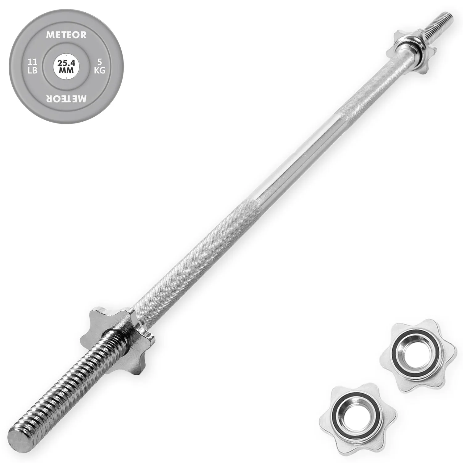 Meteor 25.4mm Standard Weightlifting Barbell, Dumbbell Bar