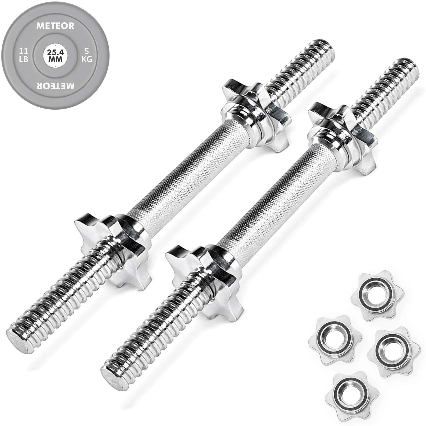 Meteor 25.4mm Standard Weightlifting Barbell, Dumbbell Bar