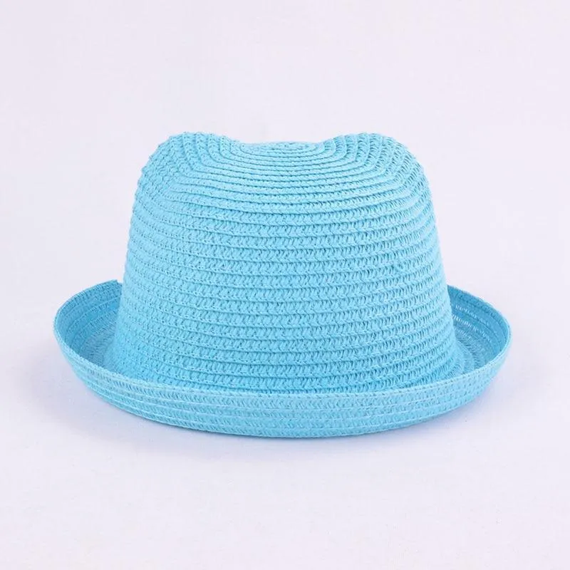Modern Handmade Baby Hats For Children Bucket Cap Kids Toddler Sun Hat Hollow Mesh Caps Casual Beach Caps For Kids