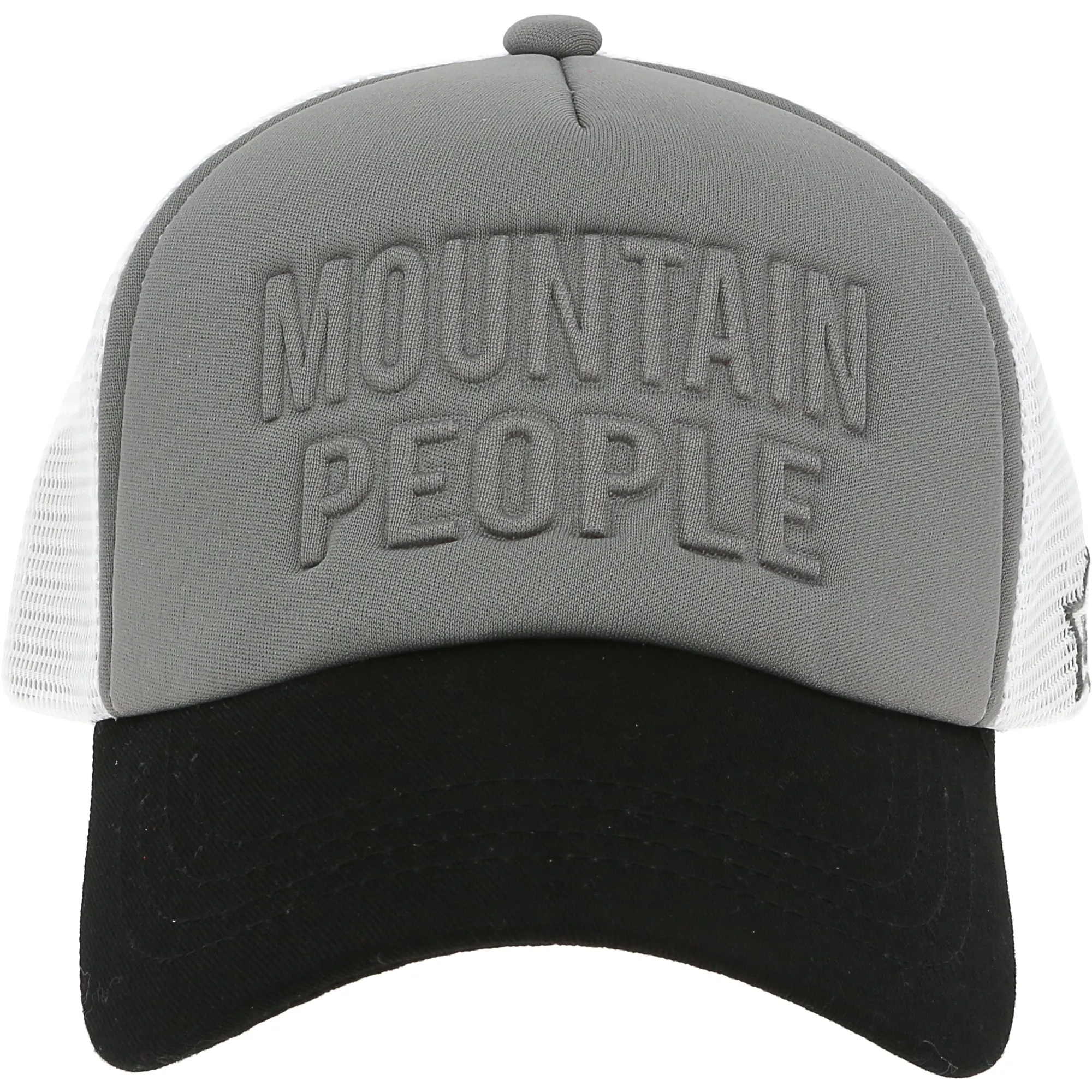 Mountain People Adjustable Charcoal Neoprene Mesh Hat
