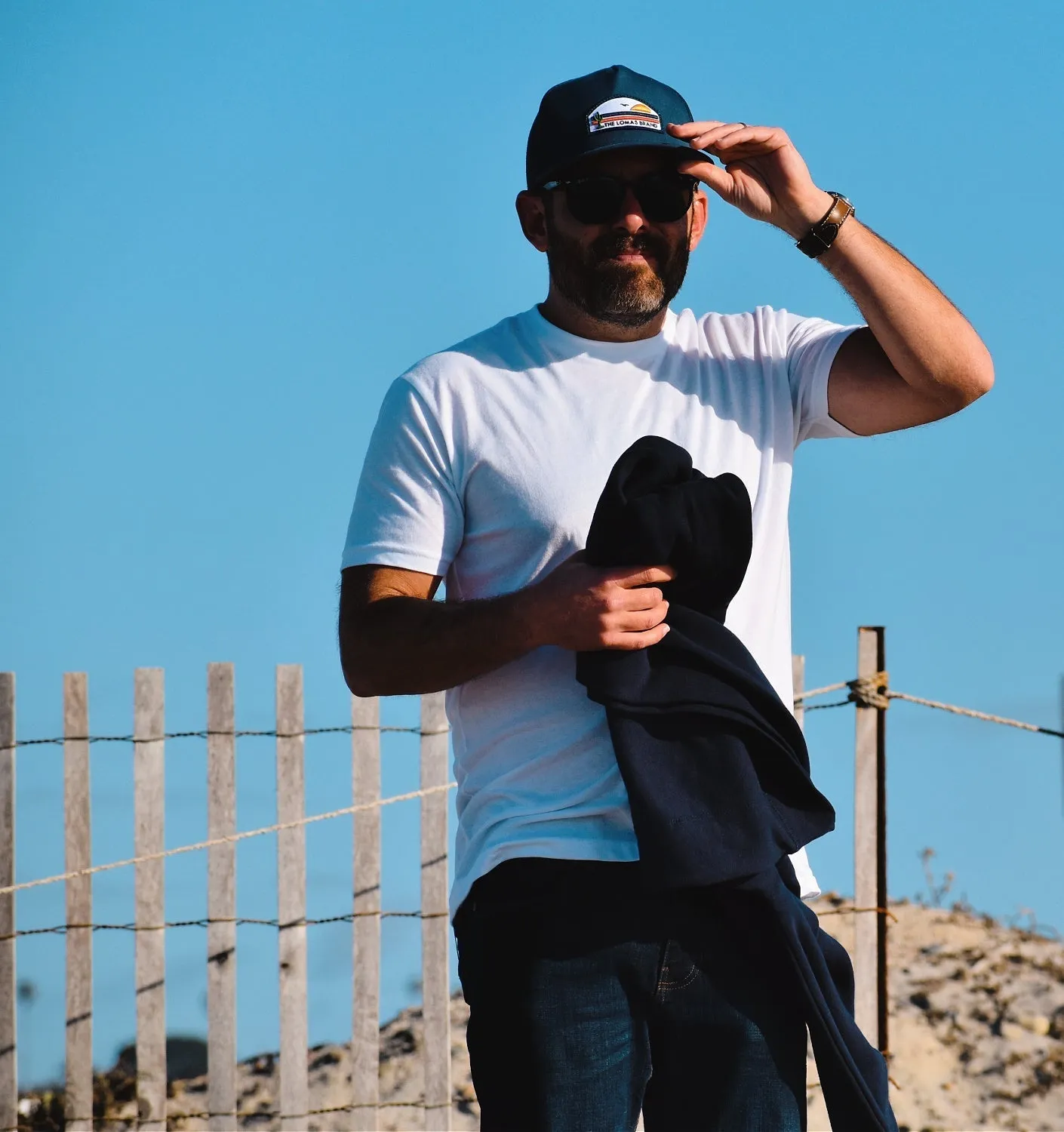 Navy Desert Coast Trucker Hat