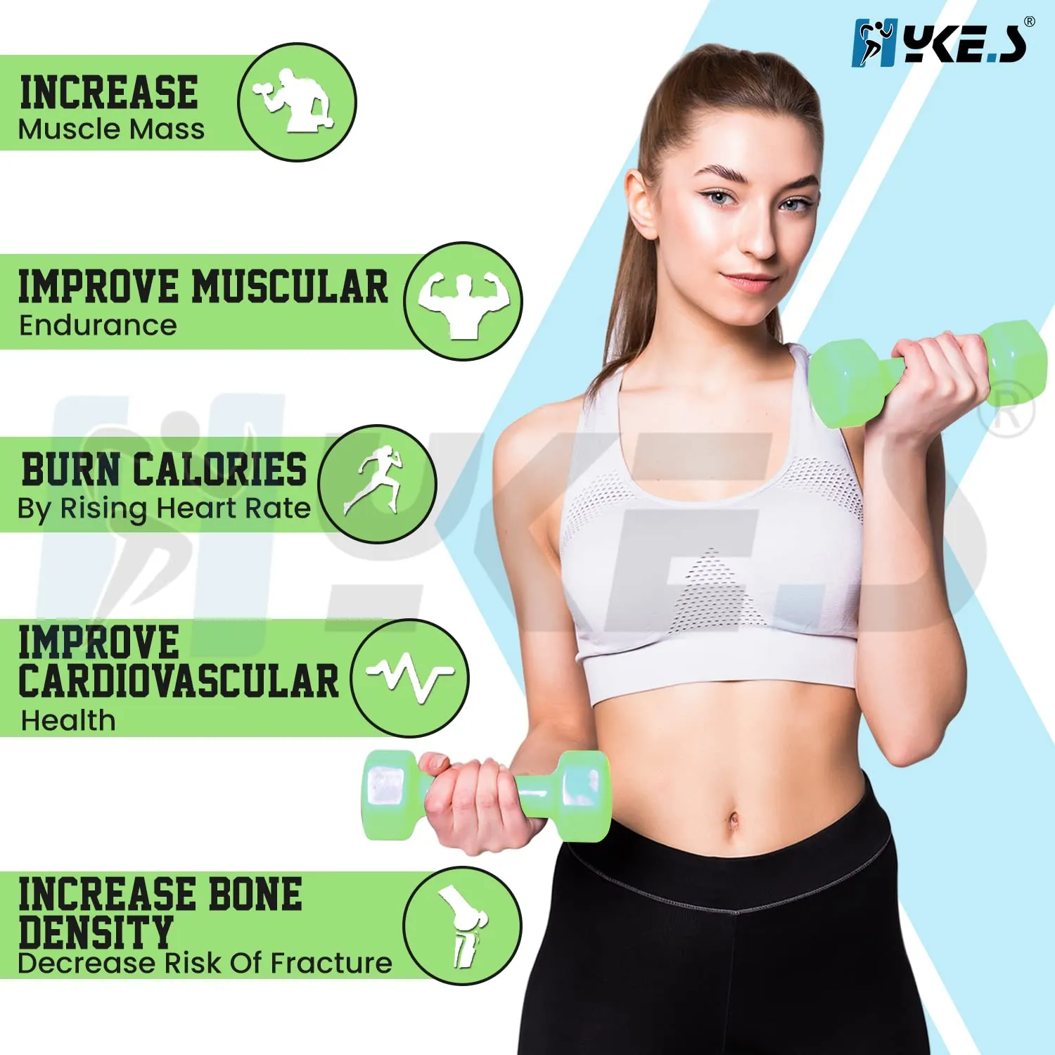 Neoprene Coated Dumbbells