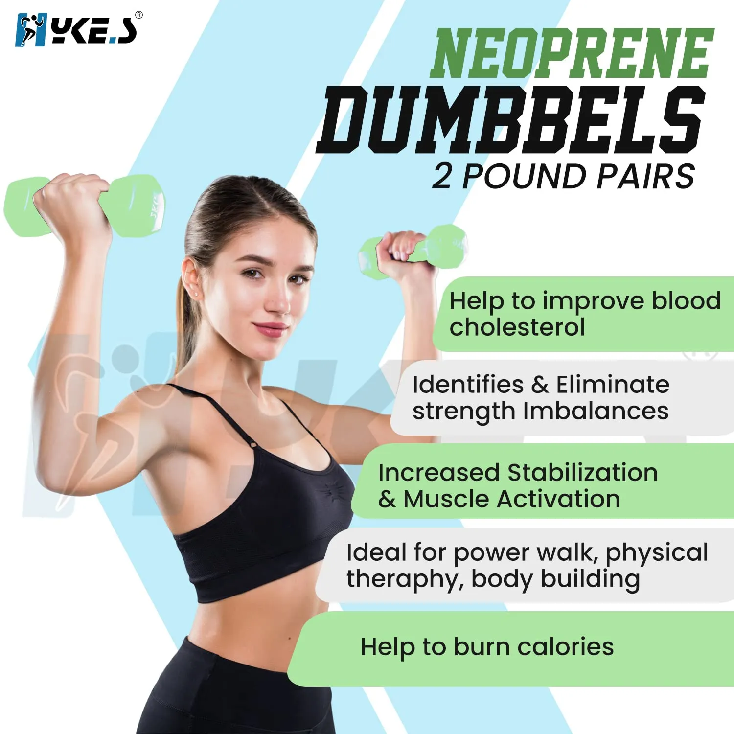 Neoprene Coated Dumbbells