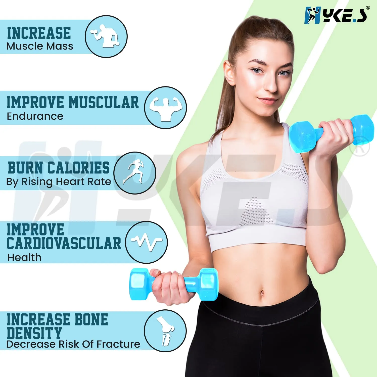 Neoprene Coated Dumbbells