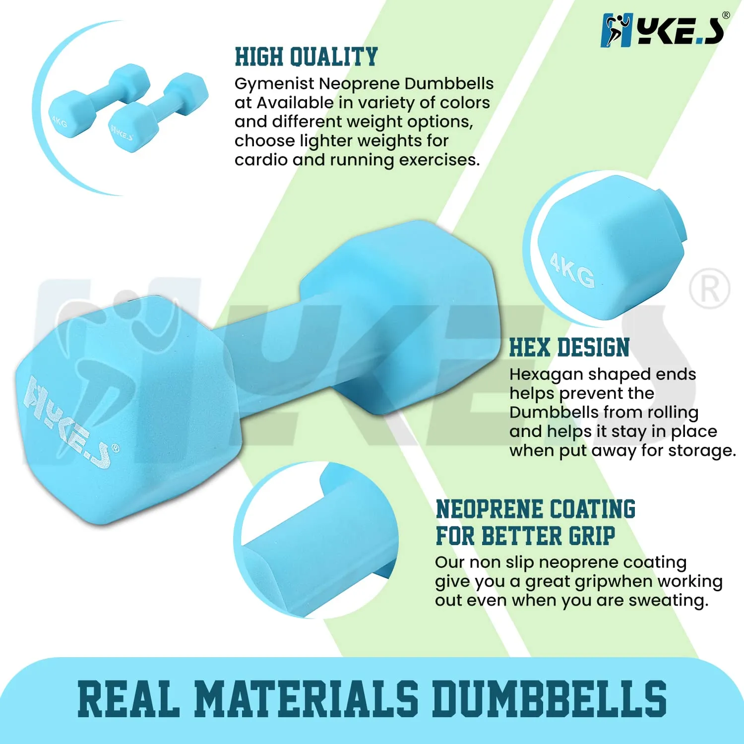 Neoprene Coated Dumbbells