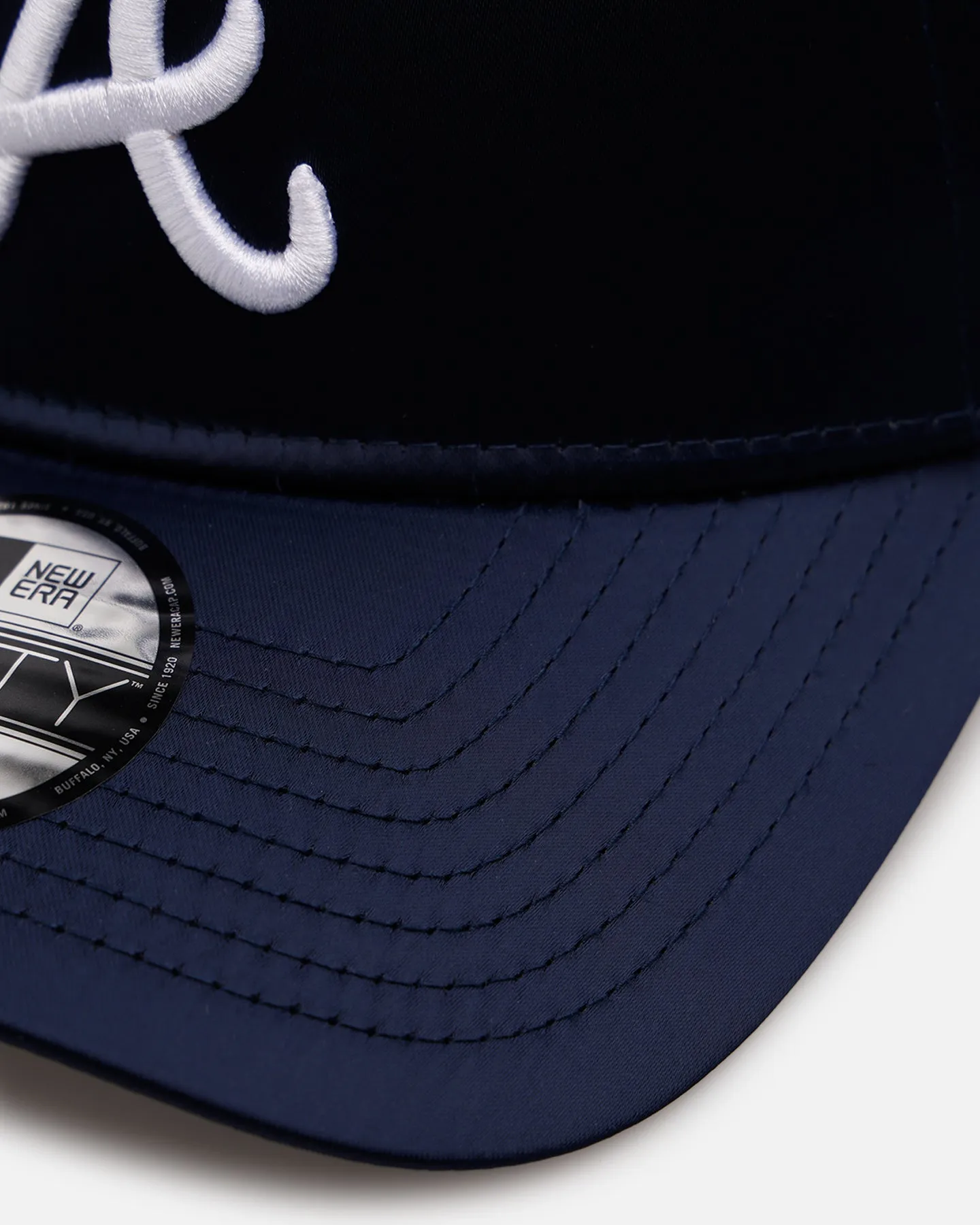 New Era Atlanta Braves 'Team Color Satin' 9FORTY A-Frame Snapback Official Team Color