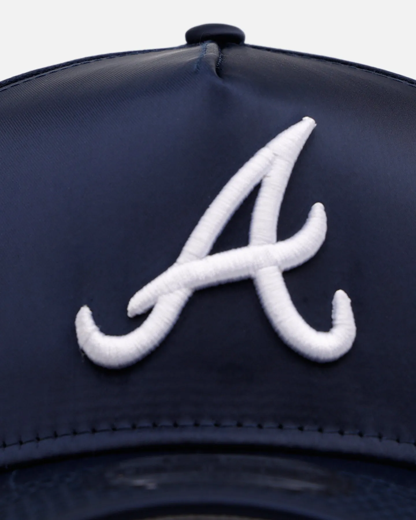 New Era Atlanta Braves 'Team Color Satin' 9FORTY A-Frame Snapback Official Team Color
