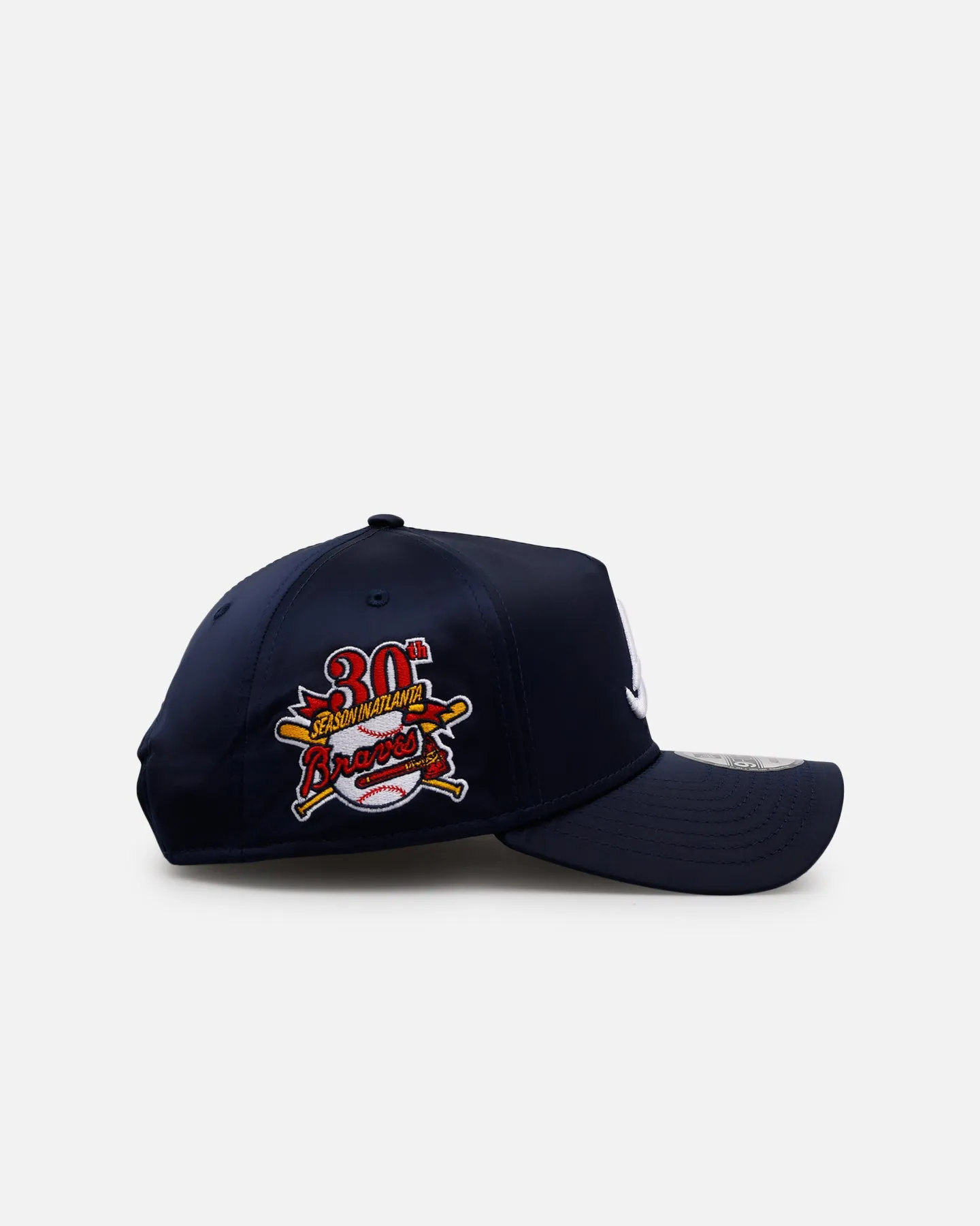 New Era Atlanta Braves 'Team Color Satin' 9FORTY A-Frame Snapback Official Team Color
