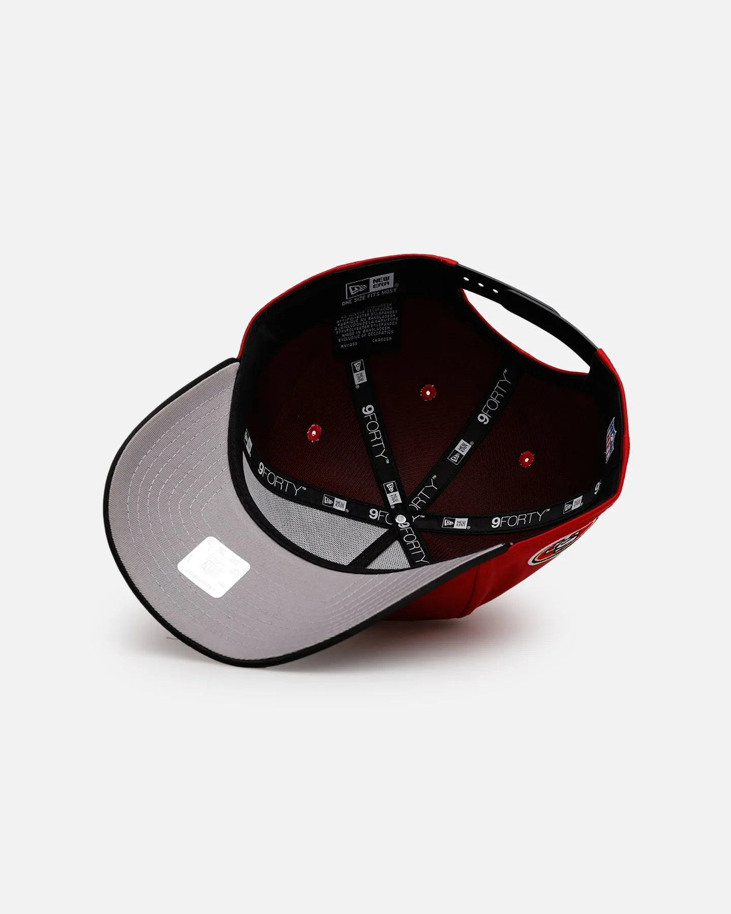 New Era San Francisco 49ers 'Team Color Satin' 9FORTY A-Frame Snapback Official Team Color