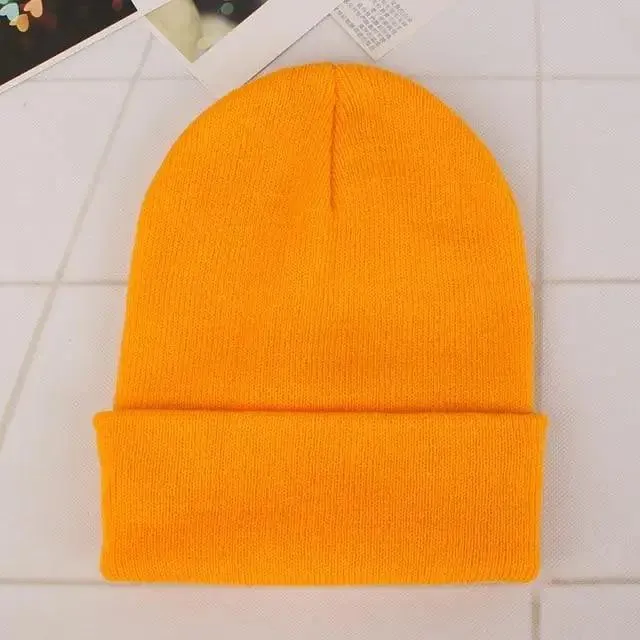 New Winter Hats for Women Men Beanies Knitted Solid Cool Hat Girls Autumn Female Beanie Warm Bonnet Casual Cap For Winter  Knitted Autumn Winter Cap Warm Elastic Winter Women and Men Hat
