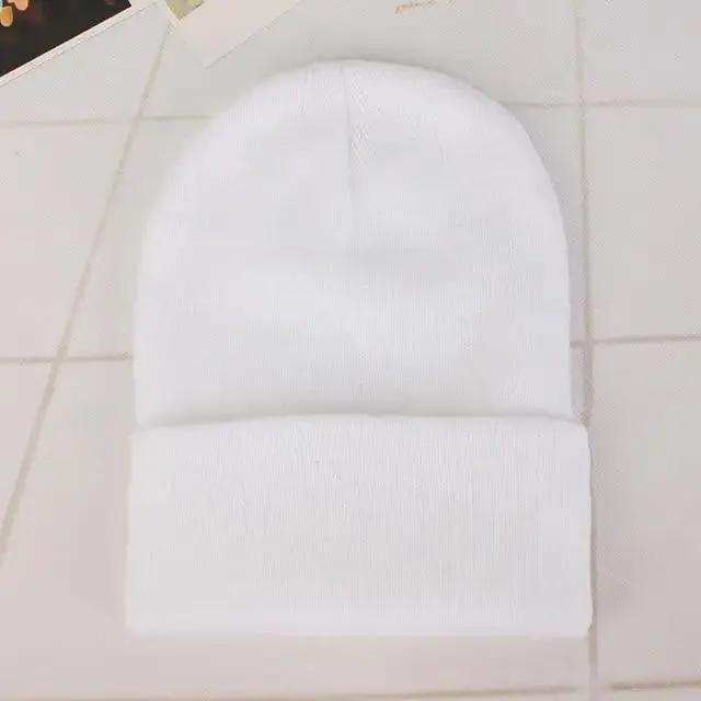 New Winter Hats for Women Men Beanies Knitted Solid Cool Hat Girls Autumn Female Beanie Warm Bonnet Casual Cap For Winter  Knitted Autumn Winter Cap Warm Elastic Winter Women and Men Hat