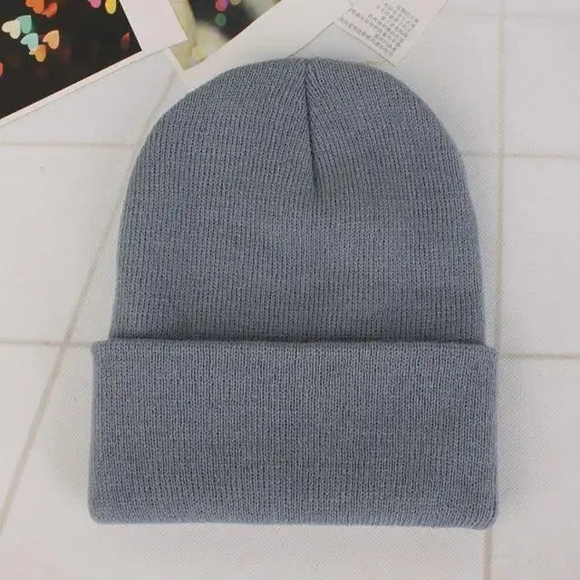 New Winter Hats for Women Men Beanies Knitted Solid Cool Hat Girls Autumn Female Beanie Warm Bonnet Casual Cap For Winter  Knitted Autumn Winter Cap Warm Elastic Winter Women and Men Hat