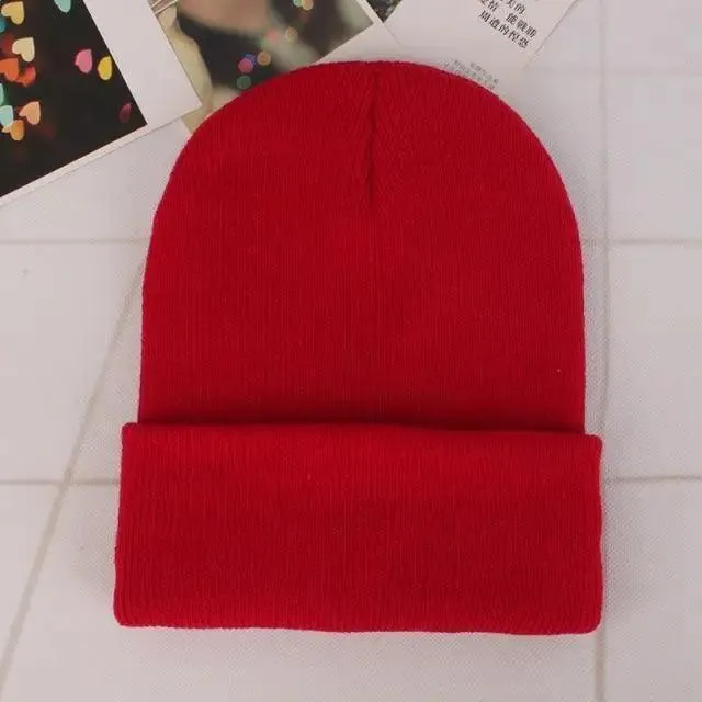 New Winter Hats for Women Men Beanies Knitted Solid Cool Hat Girls Autumn Female Beanie Warm Bonnet Casual Cap For Winter  Knitted Autumn Winter Cap Warm Elastic Winter Women and Men Hat