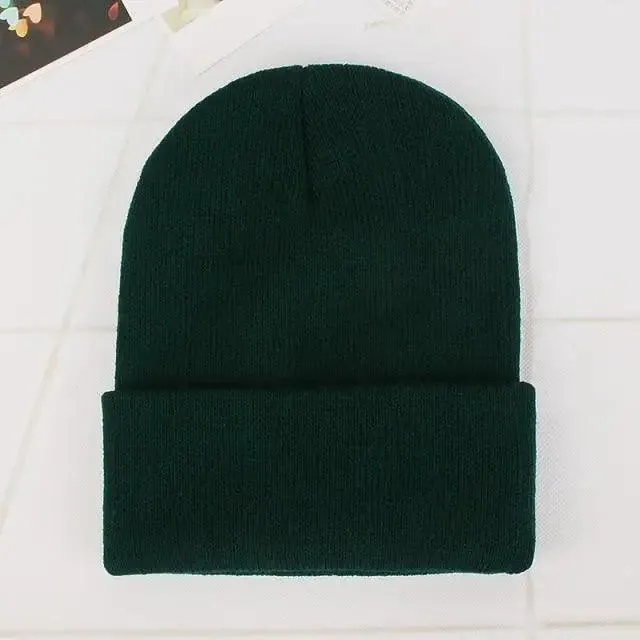 New Winter Hats for Women Men Beanies Knitted Solid Cool Hat Girls Autumn Female Beanie Warm Bonnet Casual Cap For Winter  Knitted Autumn Winter Cap Warm Elastic Winter Women and Men Hat