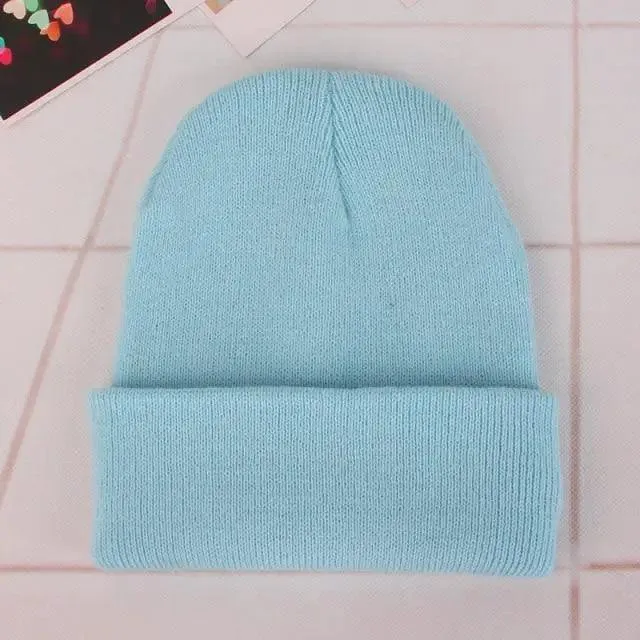 New Winter Hats for Women Men Beanies Knitted Solid Cool Hat Girls Autumn Female Beanie Warm Bonnet Casual Cap For Winter  Knitted Autumn Winter Cap Warm Elastic Winter Women and Men Hat