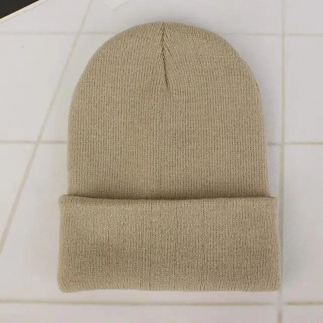 New Winter Hats for Women Men Beanies Knitted Solid Cool Hat Girls Autumn Female Beanie Warm Bonnet Casual Cap For Winter  Knitted Autumn Winter Cap Warm Elastic Winter Women and Men Hat