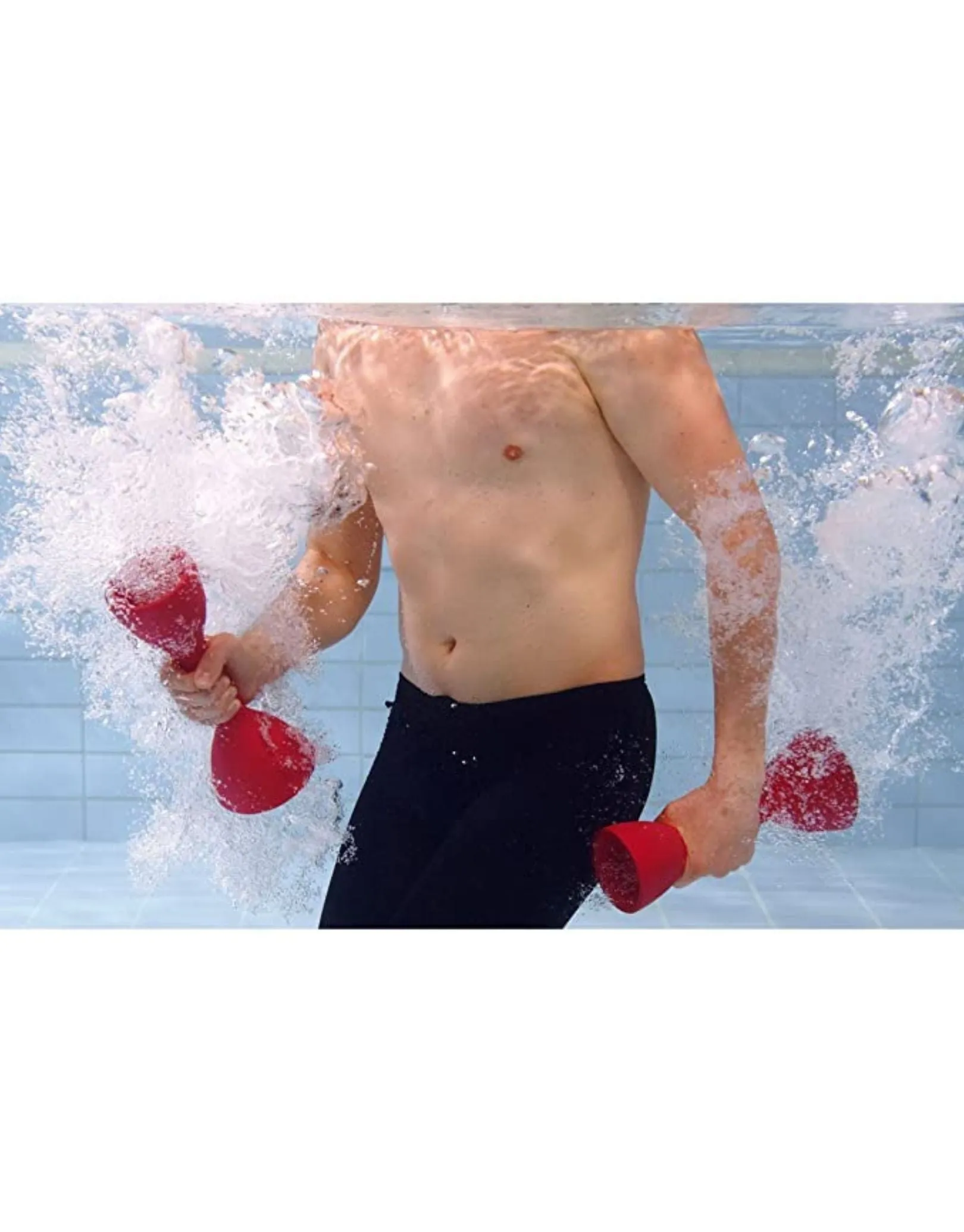 NordicJET Aqua Aerobics Fitness Aid (Pair) Red