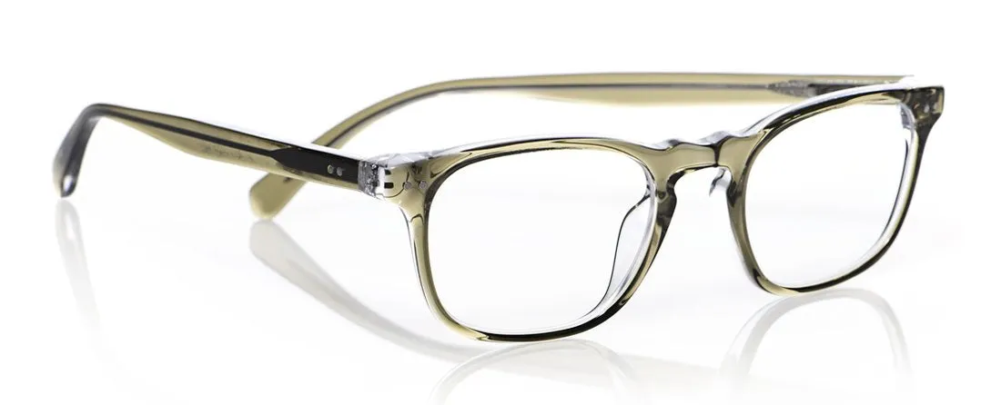 Old Sport Color 17 - Olive Crystal Shiny Front with Olive Crystal Shiny Temples