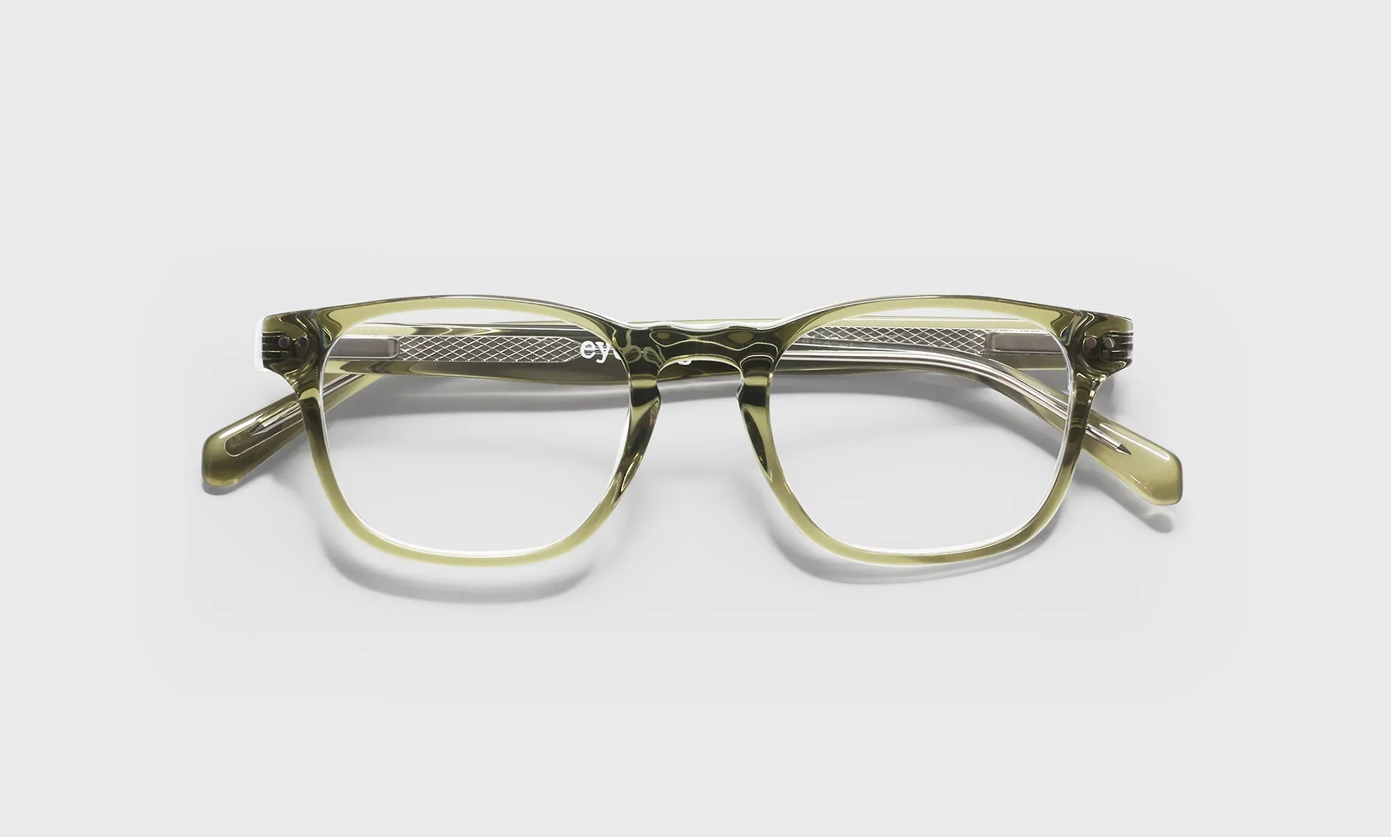 Old Sport Color 17 - Olive Crystal Shiny Front with Olive Crystal Shiny Temples