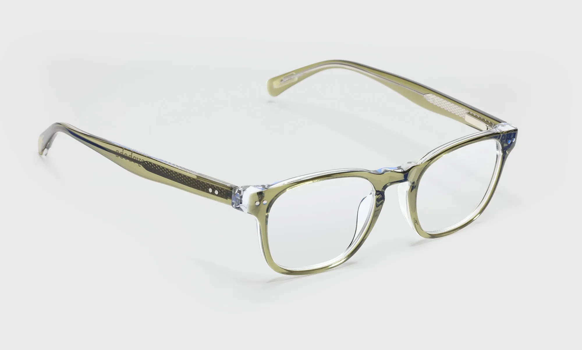 Old Sport Color 17 - Olive Crystal Shiny Front with Olive Crystal Shiny Temples