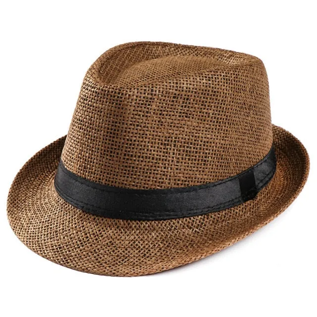 Panama Sun Trilby Gangster Hat