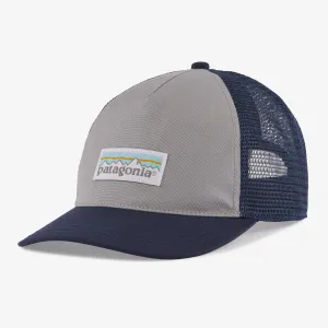 Patagonia - Women's Pastel P-6 Label Layback Trucker Hat - Salt Grey w/ New Navy
