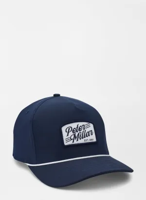 PETER MILLAR CLUBHOUSE ROPE HAT - NAVY