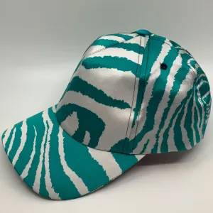 Pure Silk Green Stripes Cap