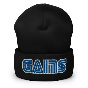 "GAINS" Knit Beanie