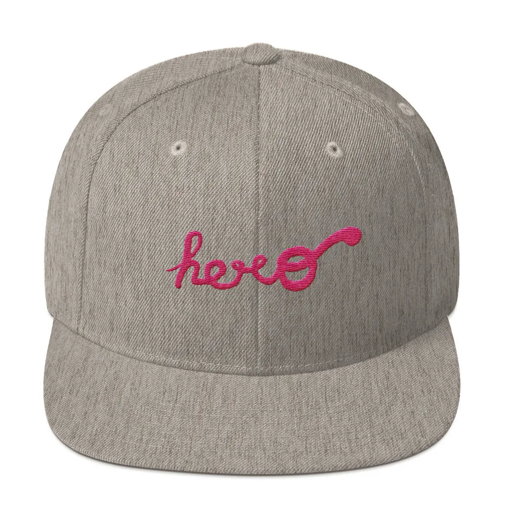 "Hero" Snapback Hat design by Hero.