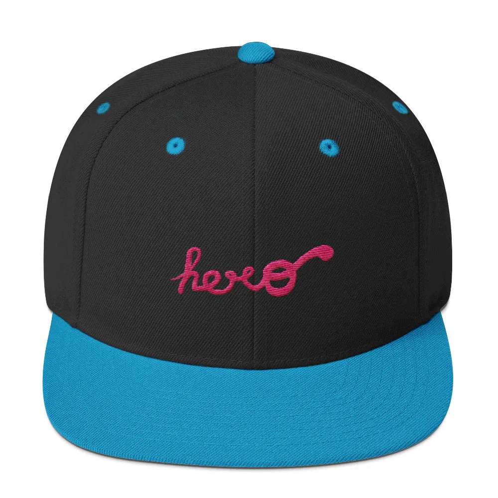 "Hero" Snapback Hat design by Hero.