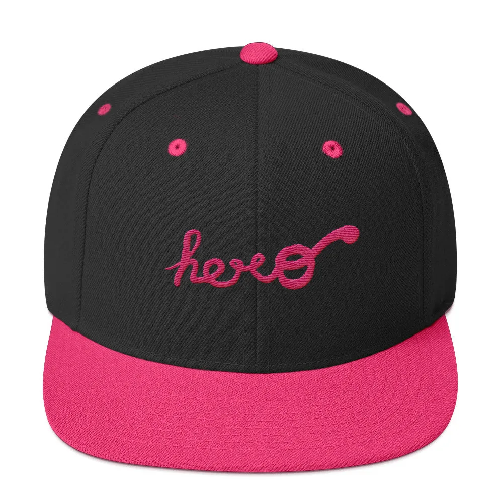 "Hero" Snapback Hat design by Hero.