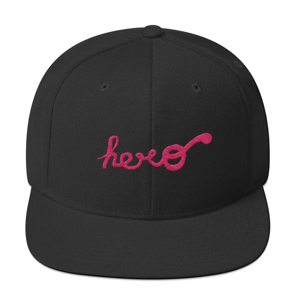 "Hero" Snapback Hat design by Hero.