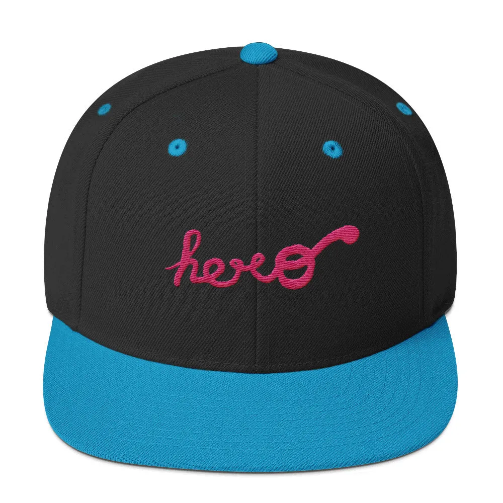 "Hero" Snapback Hat design by Hero.