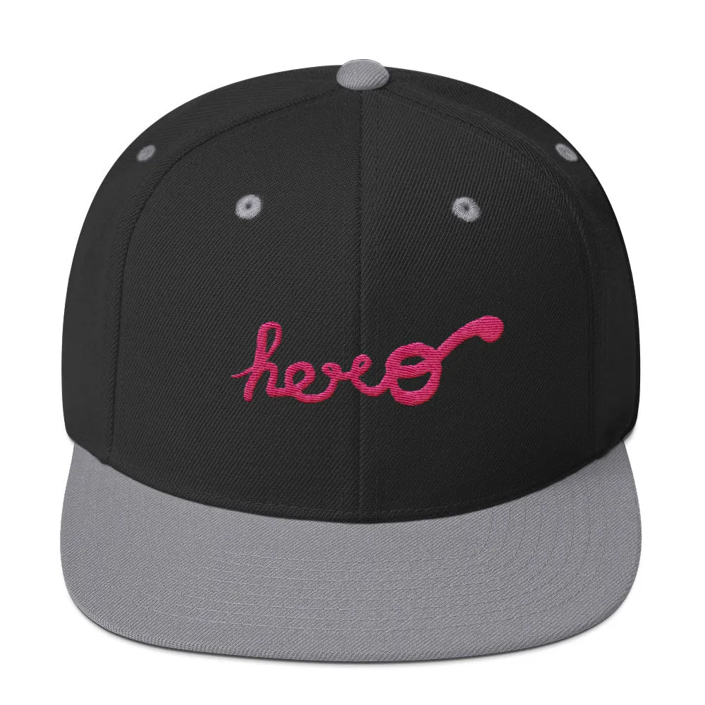 "Hero" Snapback Hat design by Hero.
