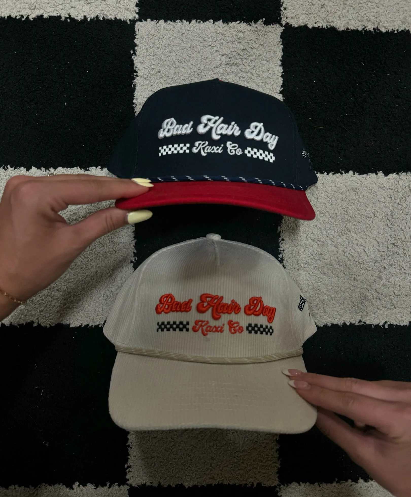 RACER BAD HAIR DAY TRUCKER HAT ( 2 COLORS )