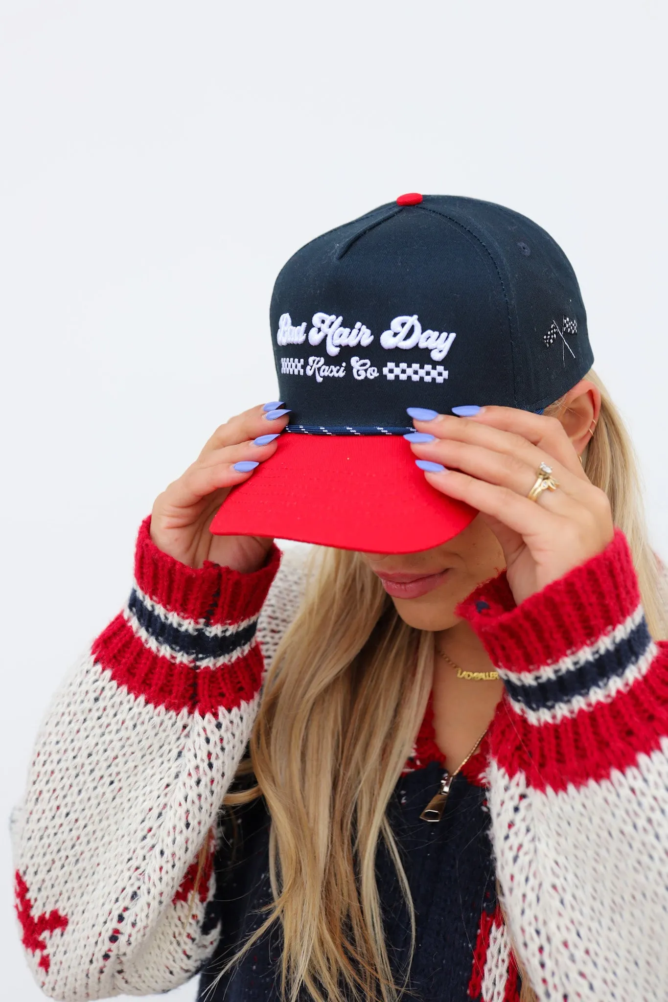 RACER BAD HAIR DAY TRUCKER HAT ( 2 COLORS )